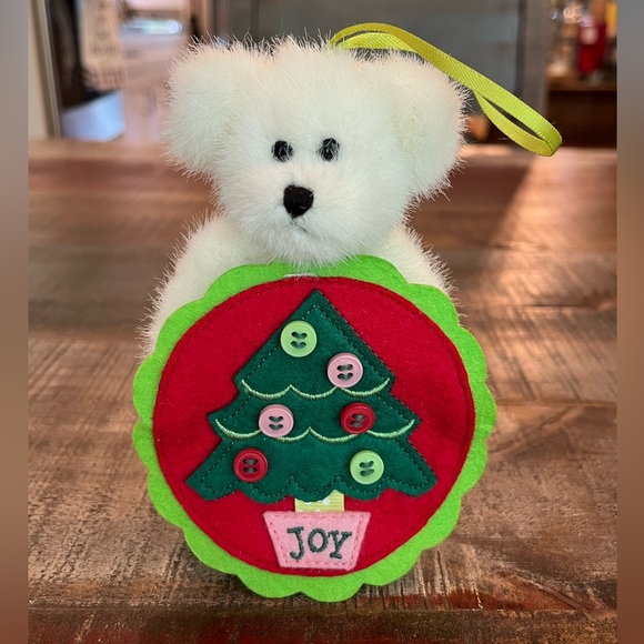 BOYD’S BEARS Retired “JOY” Bear 🐻 GIFT CARD Holder CHRISTMAS/HOLIDAY **HTF** - Picture 1 of 6